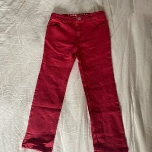 6T boys Toobydoo Red Straight Leg Jeans